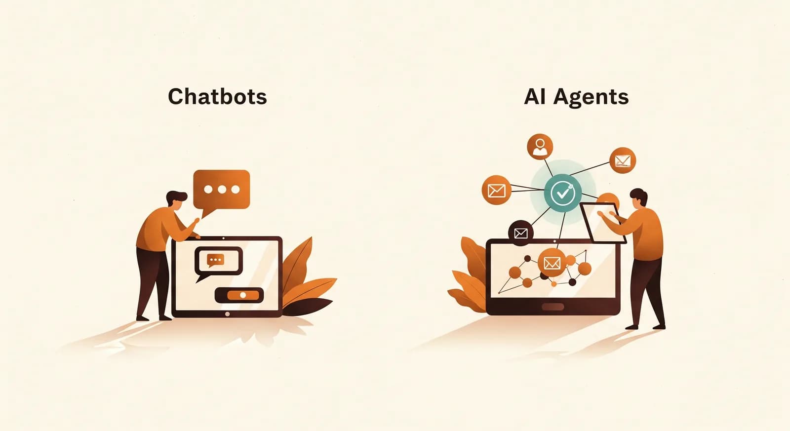 Chatbots vs AI Agents: The Difference That Actually Matters for Your Business
