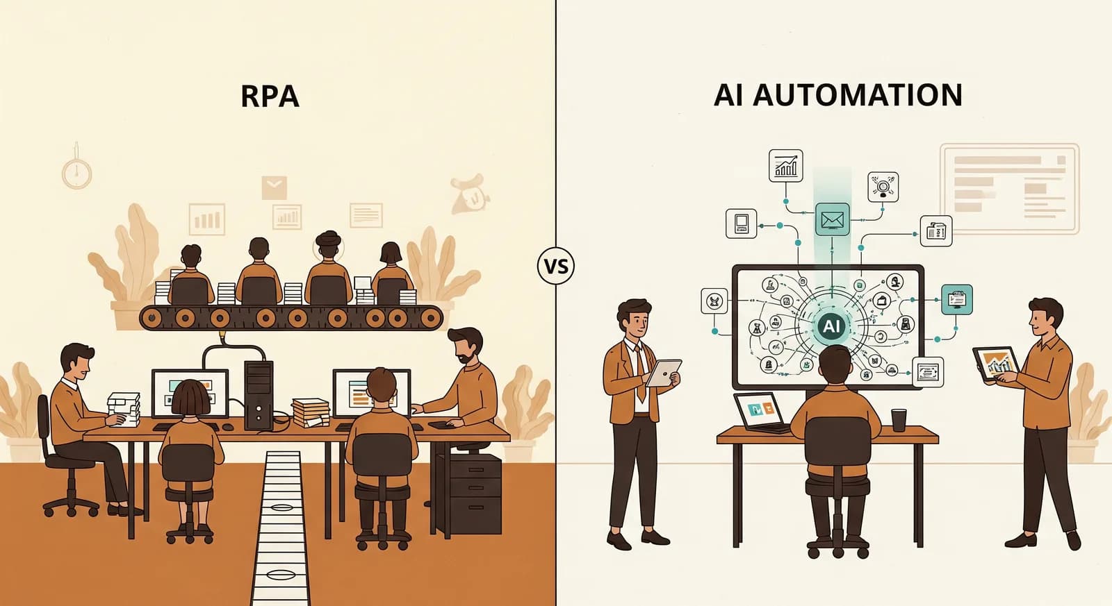 RPA vs AI Automation: What a Small Business Should Actually Pick