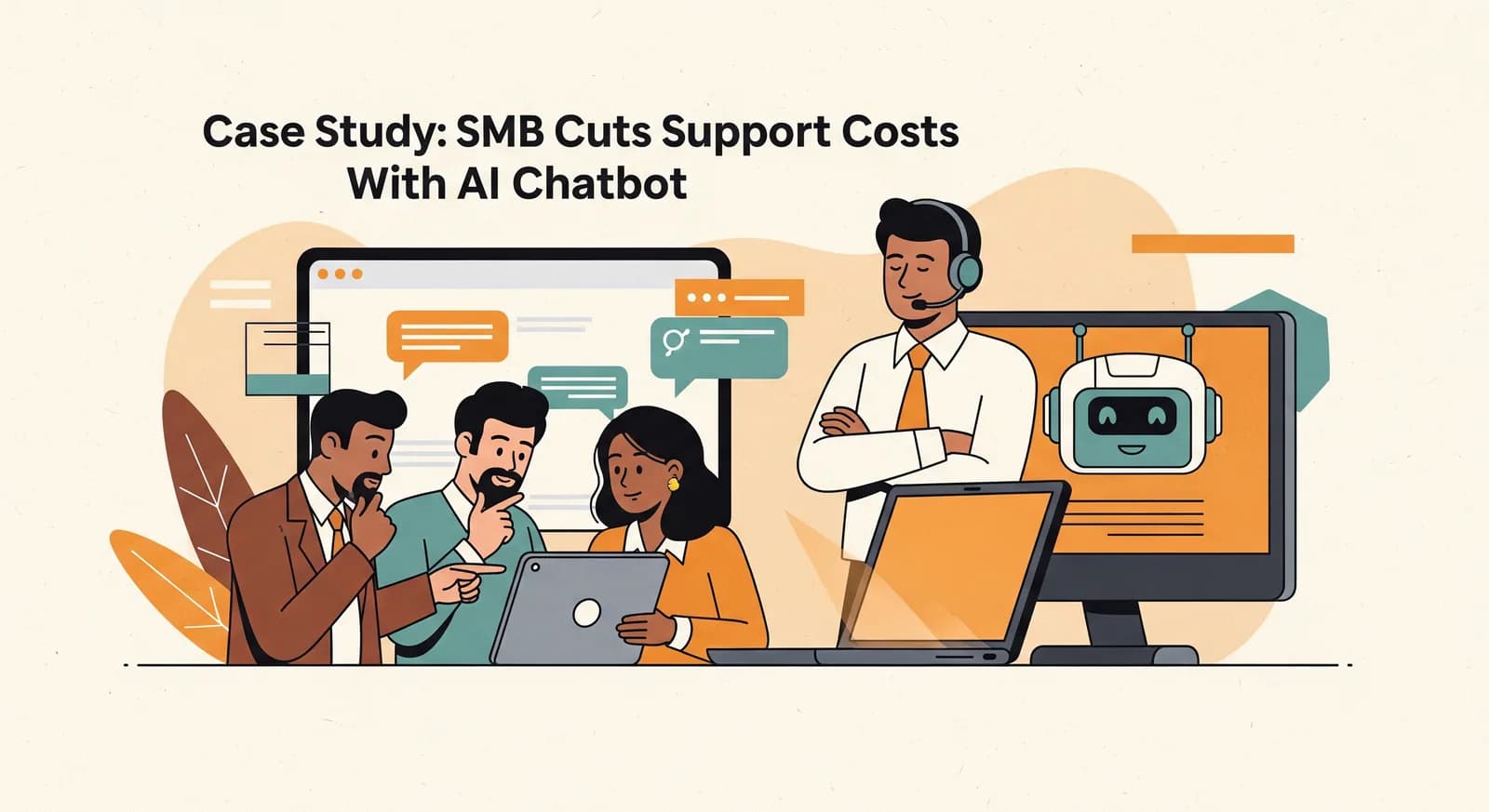 Come un'azienda di 14 persone ha ridotto il carico di assistenza con un chatbot IA (senza infastidire nessuno)